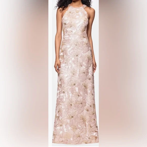 Betsy & Adam
Sequin floral
Champagne/Gold - Picture 1 of 12